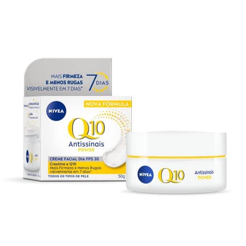 NIVEA Creme Facial Antissinais Q10 Power Dia FPS30 47g